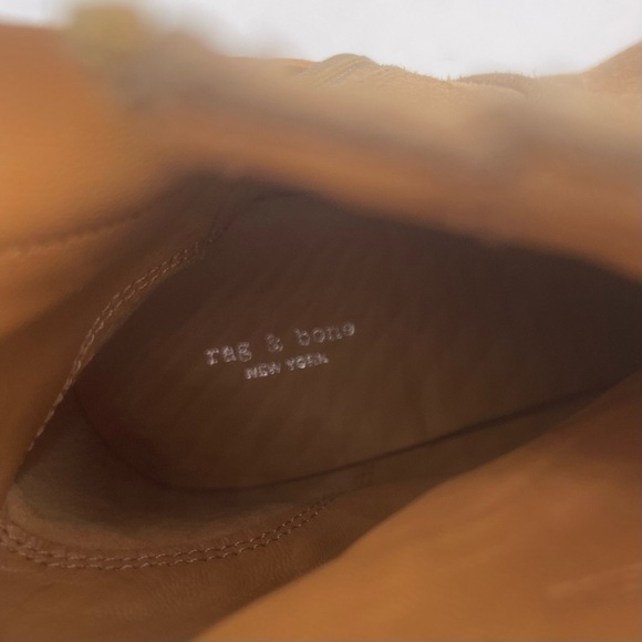 RAG & BONE WOMENS MID HEEL BOOTIE  SIZE EU 36  COLOR CAMEL NWT - Picture 11 of 12